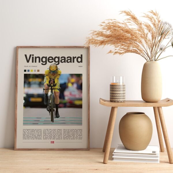 Jonas Vingegaard Poster - Poster de cyclisme – Image 2