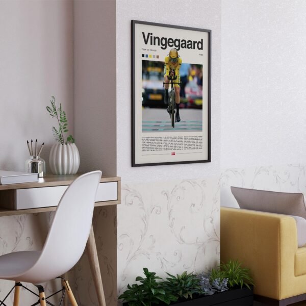 Jonas Vingegaard Poster - Poster de cyclisme – Image 3